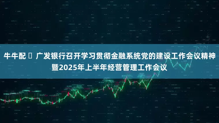 牛牛配 ​广发银行召开学习贯彻金融系统党的建设工作会议精神暨2025年上半年经营管理工作会议